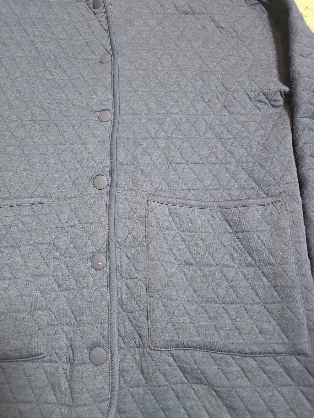Marine Layer Corbet Quilted Liner Jacket Navy Size Small - Picture 7 of 7
